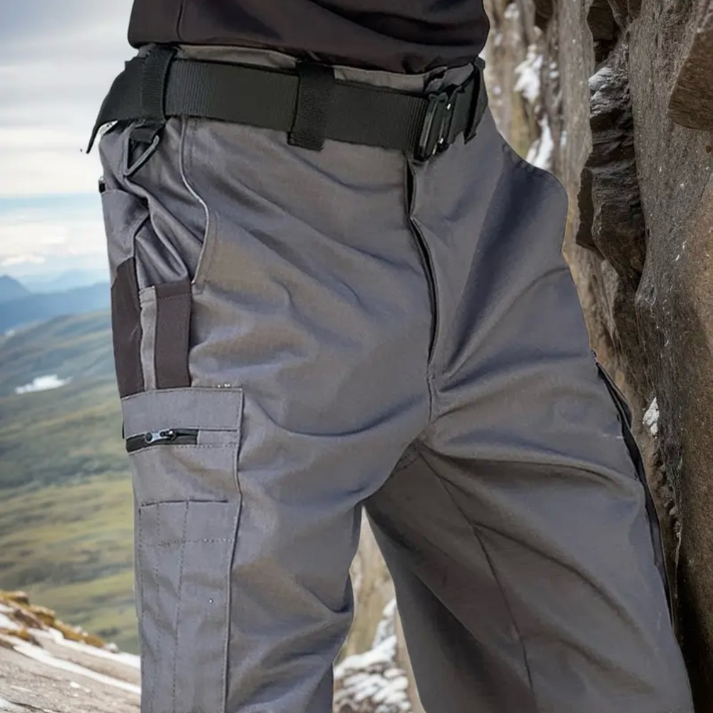 Men's Charcoal Cargo Shorts
